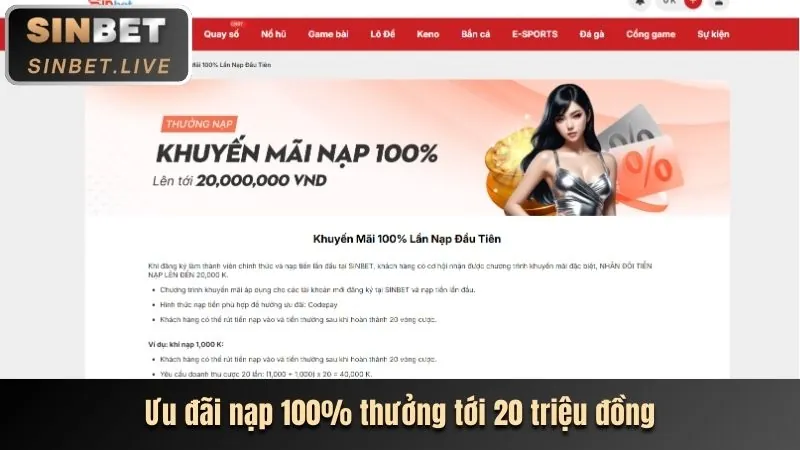 Giao diện trò chơi mcw18 app sau khi đăng nhập